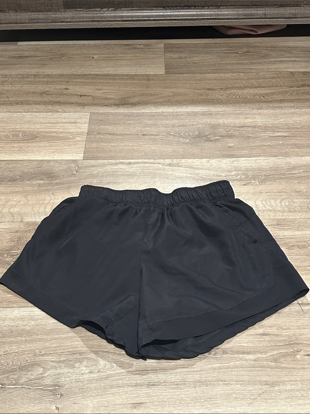 Athletic Works Black Women's Athletic Running Shorts